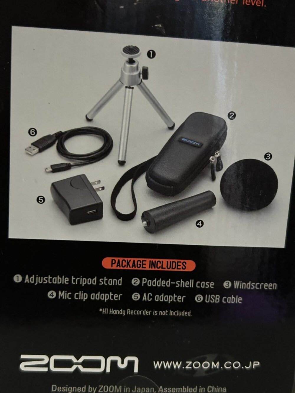 Zoom H1 Handy Recorder & Accessory Pack - Picture 6 of 7